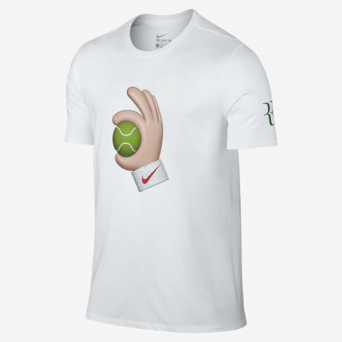 Футболки Emoji для Роджера Федерера