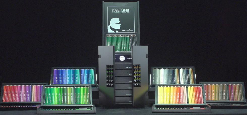 Faber Castell collaborated with Karl Lagerfeld