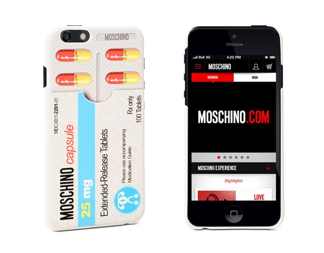 Moschino Capsule Collection SS17 iPhone6 case