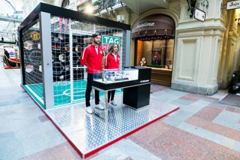 Выставка TAG Heuer в ГУМе