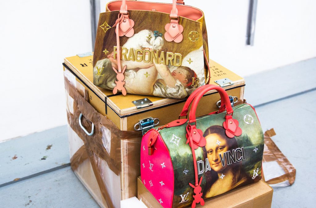 Louis Vuitton collaborated Jeff Koons