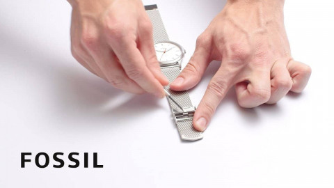How To: Adjust Your Fossil Mesh Watch Strap